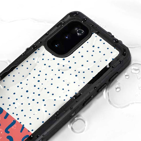 Polka Dot Split Galaxy S20 Waterproof Case