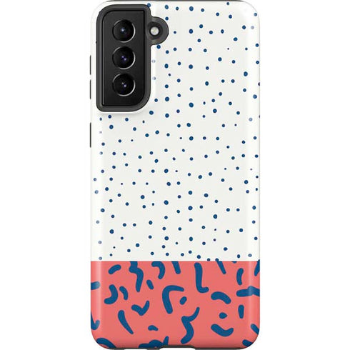 Polka Dot Split Galaxy S21 FE Pro Case