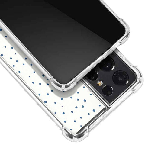 Polka Dot Split Galaxy S21 Ultra 5G Clear Case