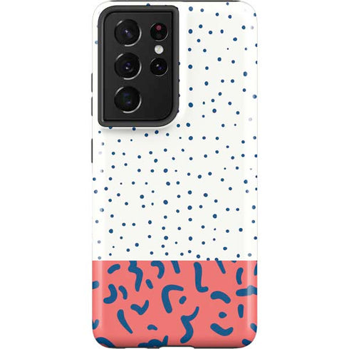 Polka Dot Split Galaxy S21 Ultra 5G Pro Case