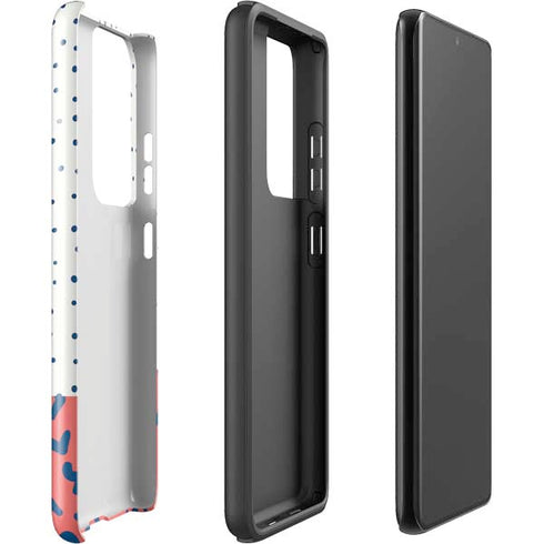 Polka Dot Split Galaxy S21 Ultra 5G Pro Case