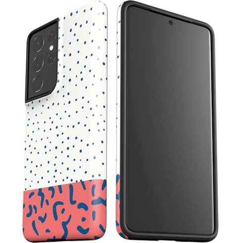 Polka Dot Split Galaxy S21 Ultra 5G Pro Case