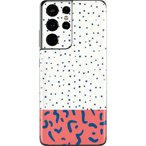 Polka Dot Split Galaxy S21 Ultra 5G Skin