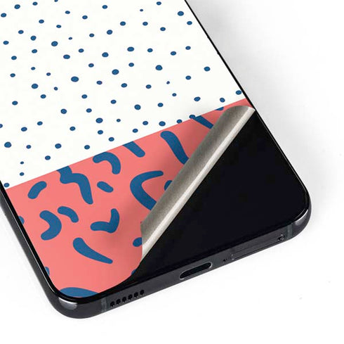 Polka Dot Split Galaxy S22 Plus Skin