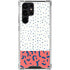 Polka Dot Split Galaxy S22 Ultra Clear Case