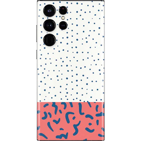 Polka Dot Split Galaxy S22 Ultra Skin