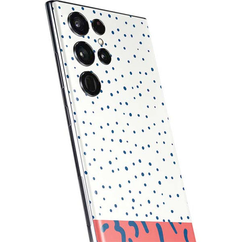 Polka Dot Split Galaxy S22 Ultra Skin