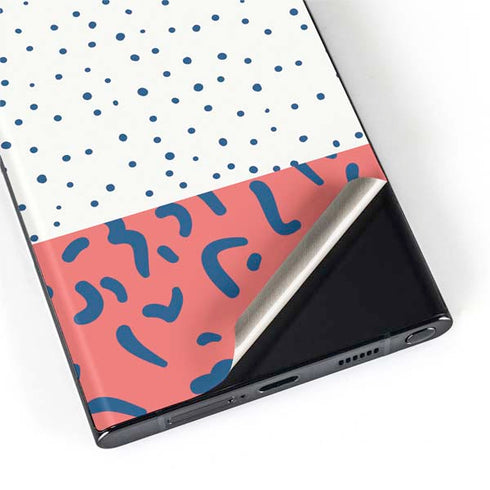 Polka Dot Split Galaxy S22 Ultra Skin