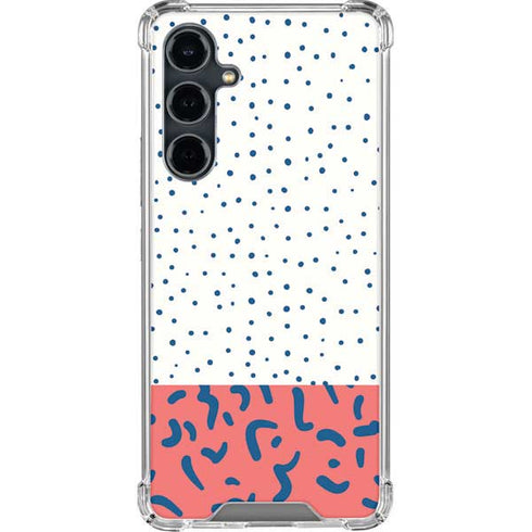 Polka Dot Split Galaxy S23 FE Clear Case