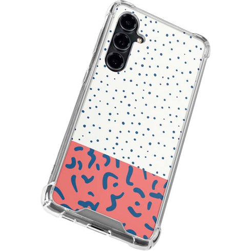 Polka Dot Split Galaxy S23 FE Clear Case