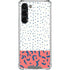 Polka Dot Split Galaxy S23 Plus Clear Case