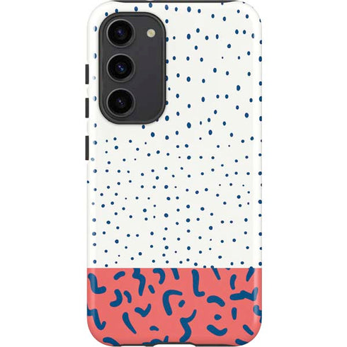 Polka Dot Split Galaxy S23 Plus Pro Case
