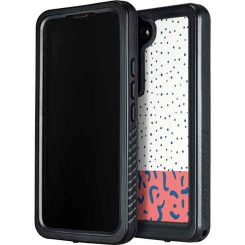 Polka Dot Split Galaxy S23 Plus Waterproof Case