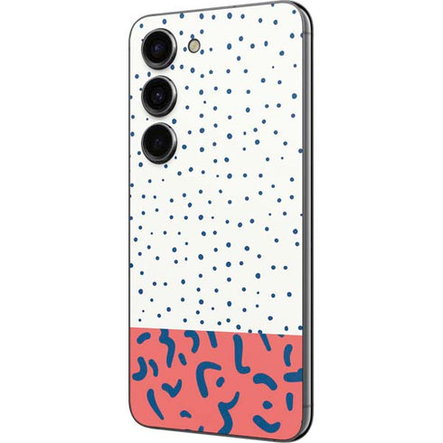 Polka Dot Split Galaxy S23 Skin