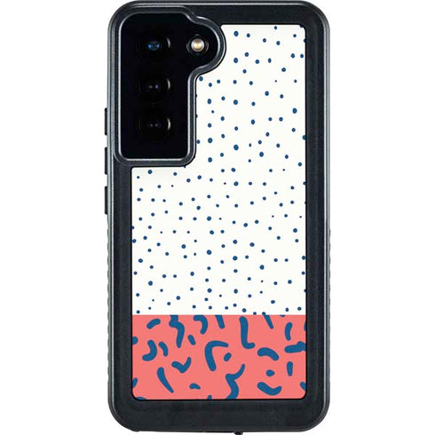 Polka Dot Split Galaxy S23 Waterproof Case