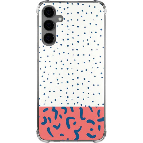 Polka Dot Split Galaxy S24 Plus Clear Case