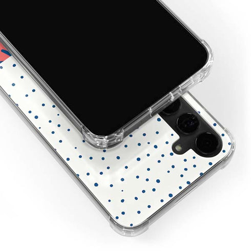 Polka Dot Split Galaxy S24 Plus Clear Case
