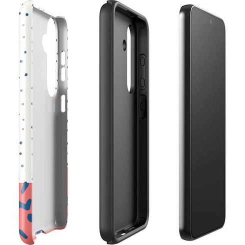 Polka Dot Split Galaxy S24 Plus Impact Case