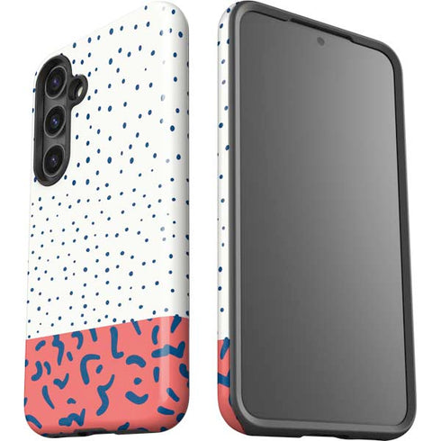 Polka Dot Split Galaxy S24 Plus Impact Case