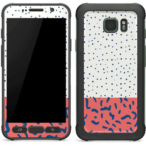 Polka Dot Split Galaxy S7 Active Skin