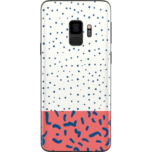 Polka Dot Split Galaxy S9 Skin