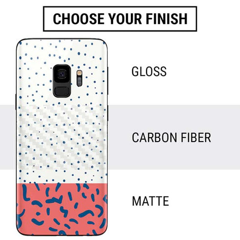 Polka Dot Split Galaxy S9 Skin