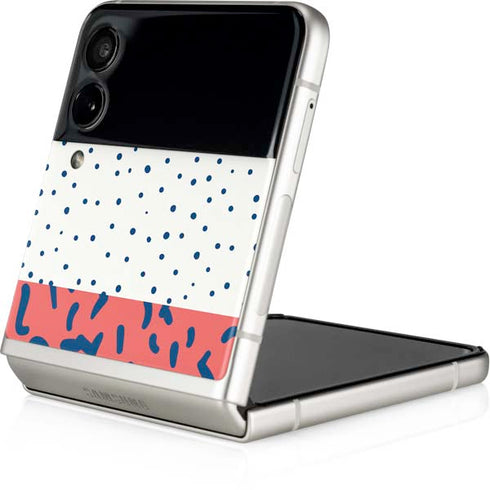 Polka Dot Split Galaxy Z Flip3 5G Skin