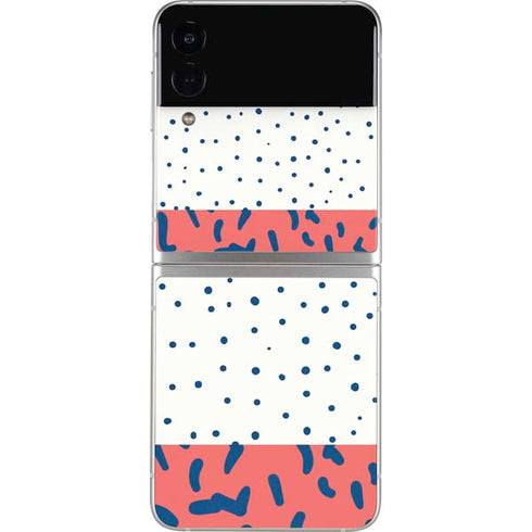 Polka Dot Split Galaxy Z Flip4 5G Skin