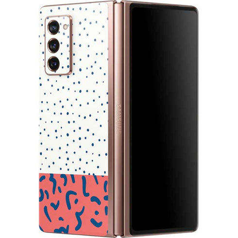 Polka Dot Split Galaxy Z Fold2 5G Skin
