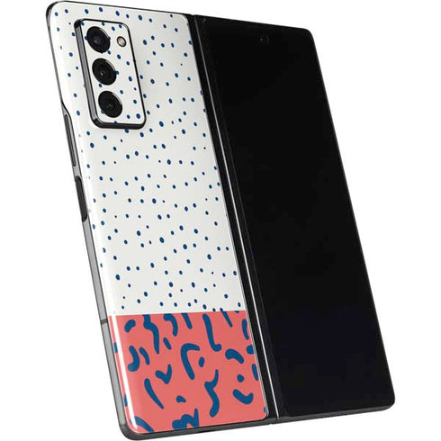 Polka Dot Split Galaxy Z Fold2 5G Skin