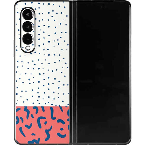 Polka Dot Split Galaxy Z Fold3 5G Skin
