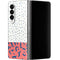 Polka Dot Split Galaxy Z Fold4 5G Skin