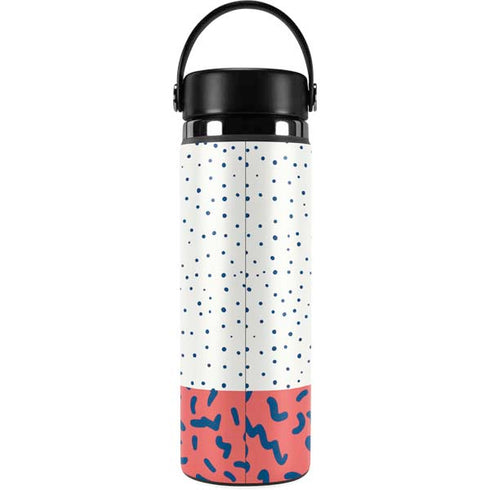 Polka Dot Split Hydro Flask 20oz Wide Mouth Skin
