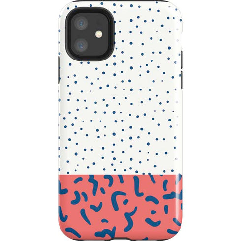 Polka Dot Split iPhone 11 Impact Case