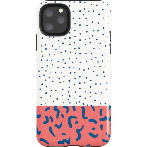 Polka Dot Split iPhone 11 Pro Max Impact Case