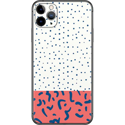 Polka Dot Split iPhone 11 Pro Max Skin