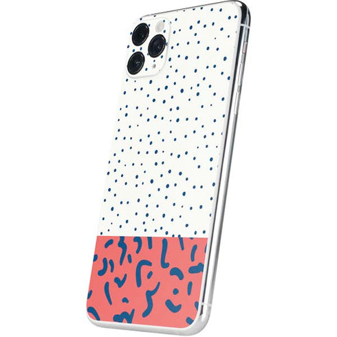Polka Dot Split iPhone 11 Pro Max Skin