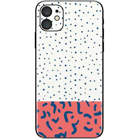 Polka Dot Split iPhone 11 Skin