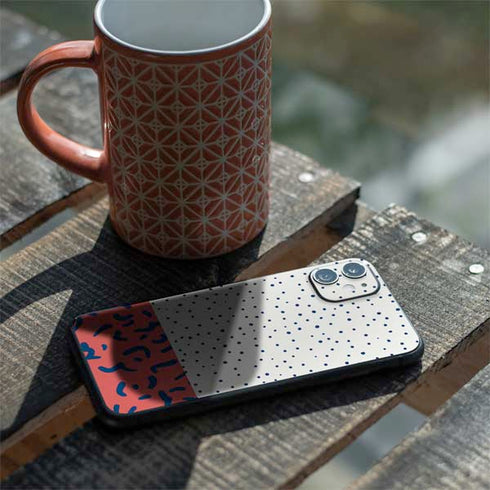 Polka Dot Split iPhone 11 Skin