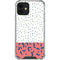 Polka Dot Split iPhone 12 Mini Clear Case