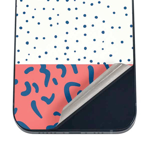 Polka Dot Split iPhone 12 Mini Skin