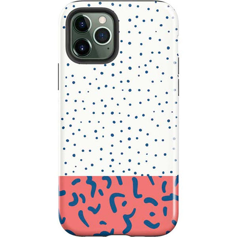 Polka Dot Split iPhone 12 Pro Impact Case