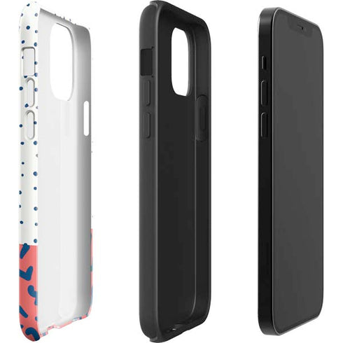 Polka Dot Split iPhone 12 Pro Impact Case