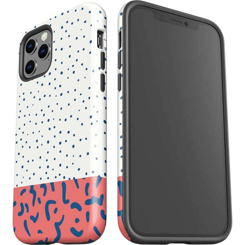 Polka Dot Split iPhone 12 Pro Impact Case