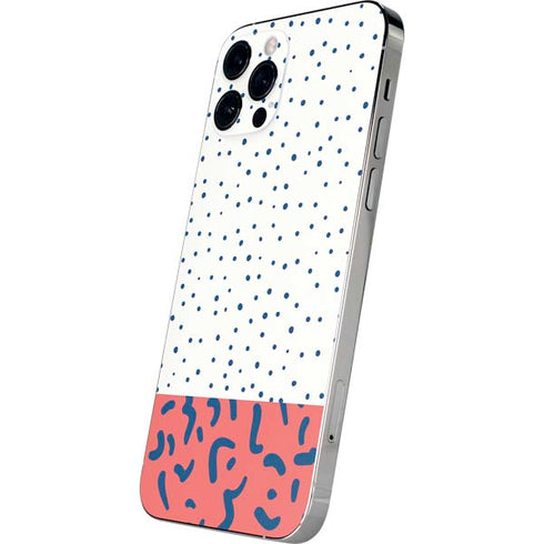 Polka Dot Split iPhone 12 Pro Skin