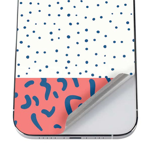Polka Dot Split iPhone 12 Pro Skin