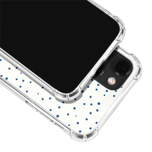 Polka Dot Split iPhone 13 Mini Clear Case