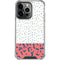 Polka Dot Split iPhone 13 Pro Clear Case