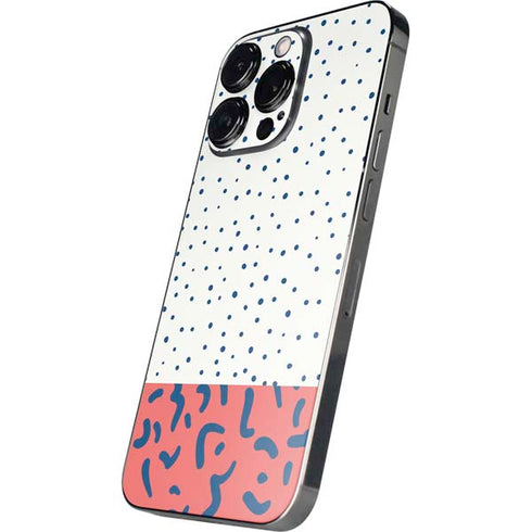 Polka Dot Split iPhone 13 Pro Skin