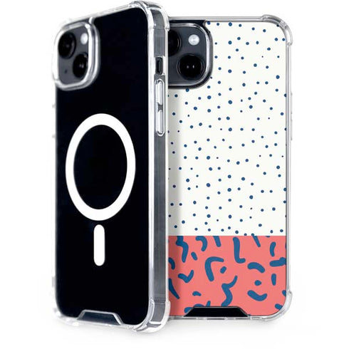 Polka Dot Split iPhone 14 MagSafe Case